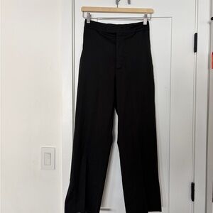Fendi High-Waist Black split hem Trousers
